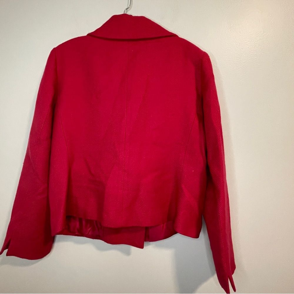Talbots Pink Wool Blend Jacket Size 16 - Picture 2 of 5